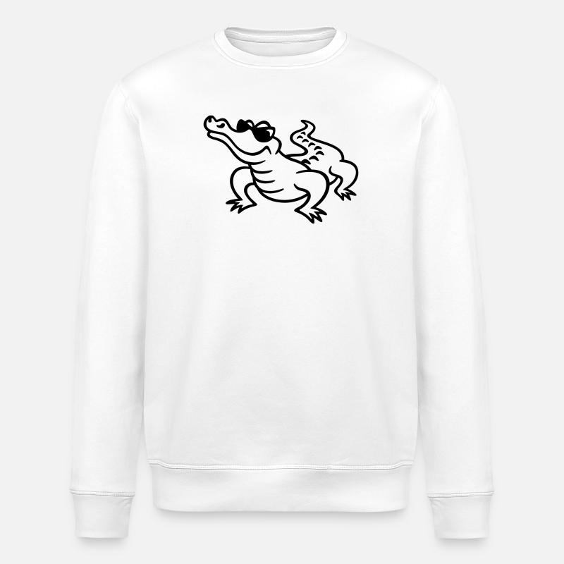 croco cool - Sweat bio ROLLER Stanley/Stella Unisexe - blanc