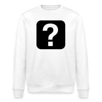 Hilfe - Help - Stanley/Stella Unisex Bio-Sweatshirt ROLLER - Weiß - Vorne - Nik (191cm)
