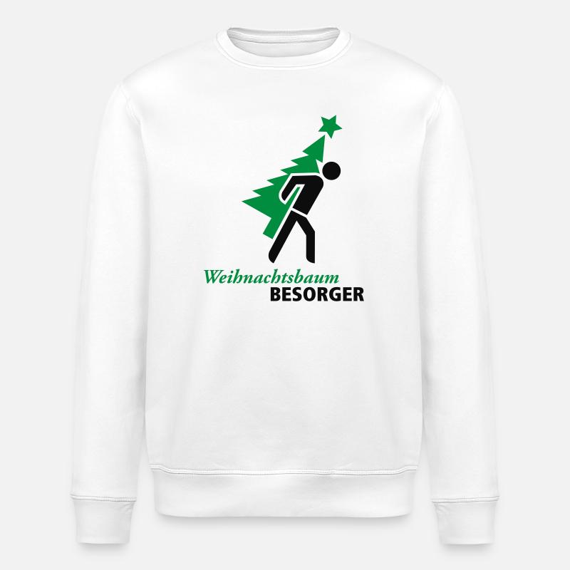 Weihnachtsbaum Besorger - Stanley/Stella Unisex Bio-Sweatshirt ROLLER - Weiß