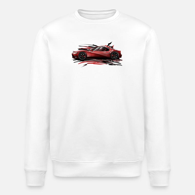konzept car - Stanley/Stella Unisex Bio-Sweatshirt ROLLER - Weiß