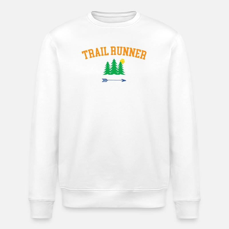 Trailrunner - Stanley/Stella Unisex Bio-Sweatshirt ROLLER - Weiß