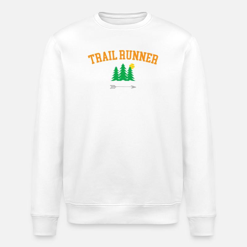 Coureur de sentier - Sweat bio ROLLER Stanley/Stella Unisexe - blanc