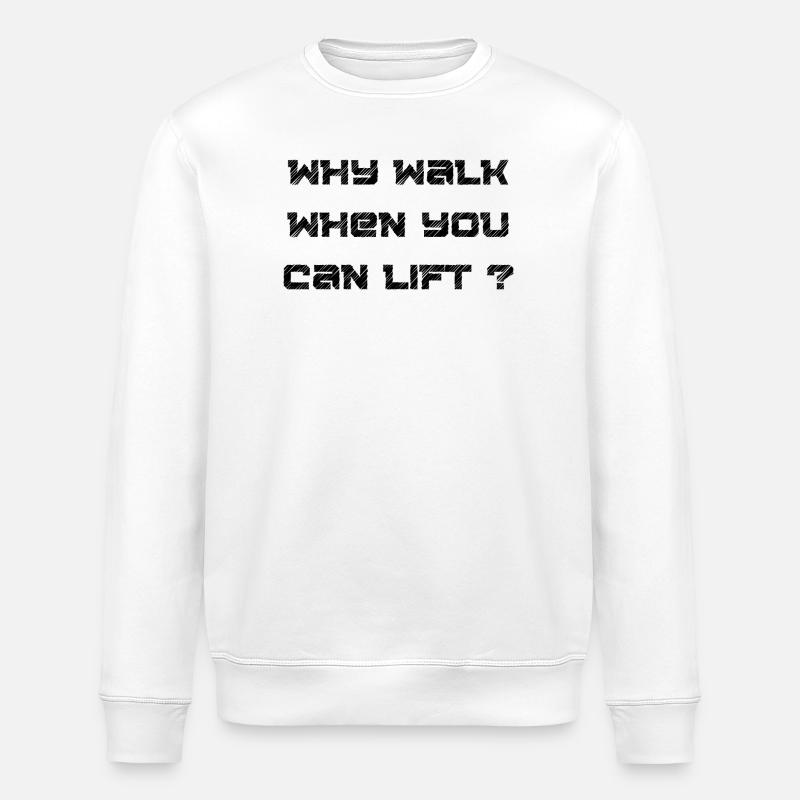 Pas d’excuses - Sweat bio ROLLER Stanley/Stella Unisexe - blanc