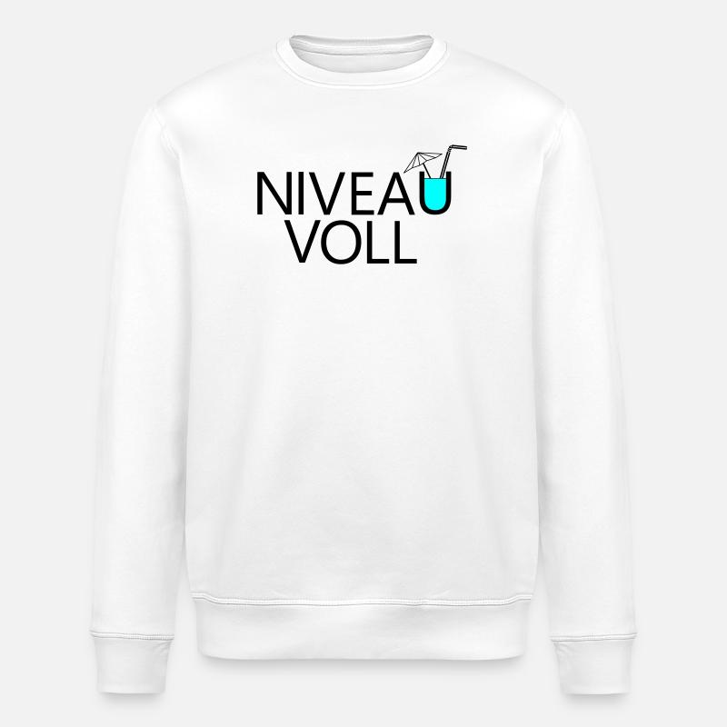 Niveau voll - Stanley/Stella Unisex Bio-Sweatshirt ROLLER - Weiß
