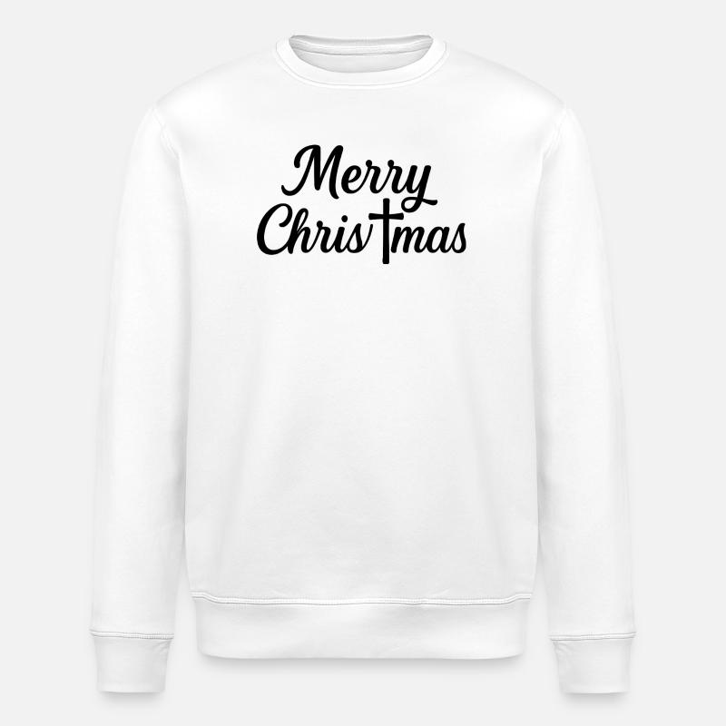 Cadeau de t-shirt de Noël drôle - Sweat bio ROLLER Stanley/Stella Unisexe - blanc