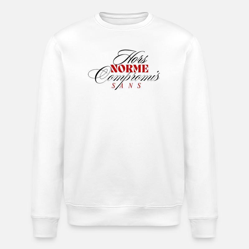 Hors norme & Sans compromis - Sweat bio ROLLER Stanley/Stella Unisexe - blanc