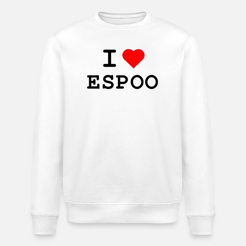 J’adore Espoo - Ich liebe Espoo - Sweat bio ROLLER Stanley/Stella Unisexe - blanc