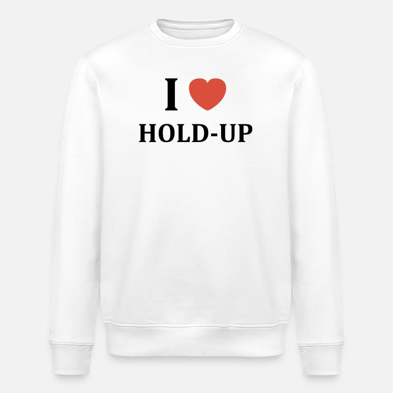 Hold up - Sweat bio ROLLER Stanley/Stella Unisexe - blanc