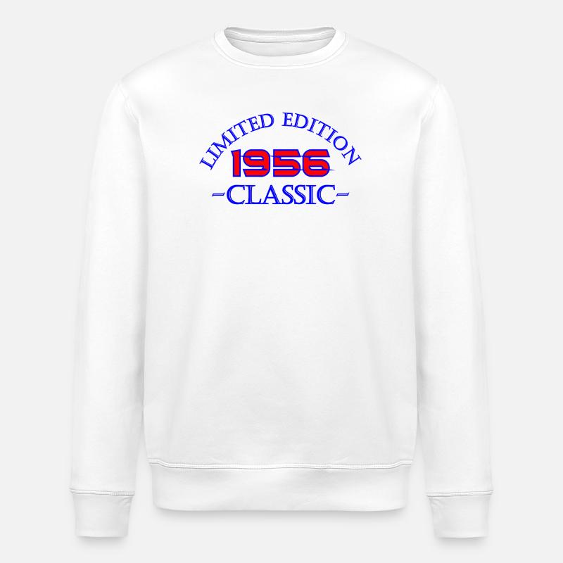 1956 Limitierte Klassik - Stanley/Stella Unisex Bio-Sweatshirt ROLLER - Weiß