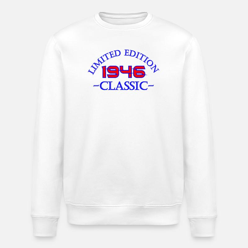 1946 Classic Limited Edition - Stanley/Stella Unisex Bio-Sweatshirt ROLLER - Weiß