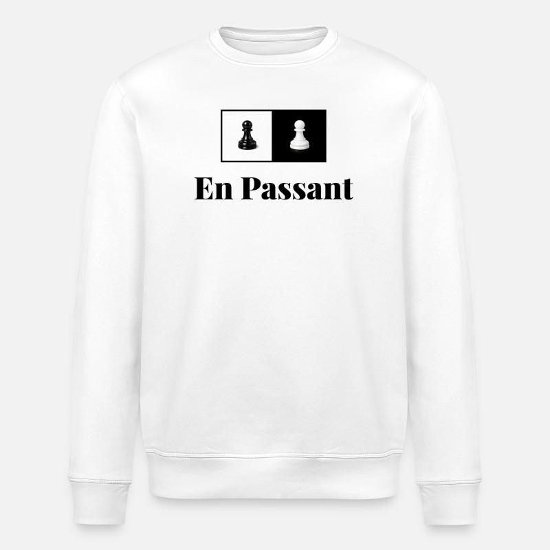 En Passant - Stanley/Stella Unisex Bio-Sweatshirt ROLLER - Weiß