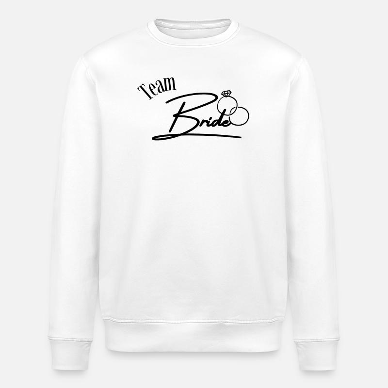 Team Bride - Stanley/Stella Unisex Bio-Sweatshirt ROLLER - Weiß