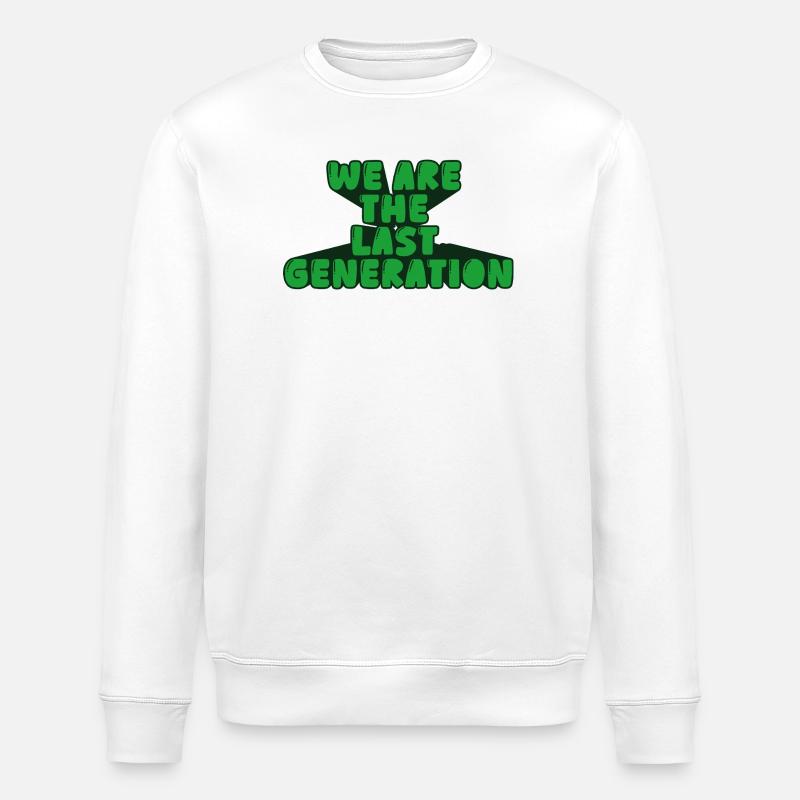 Nous sommes la dernière génération - Sweat bio ROLLER Stanley/Stella Unisexe - blanc