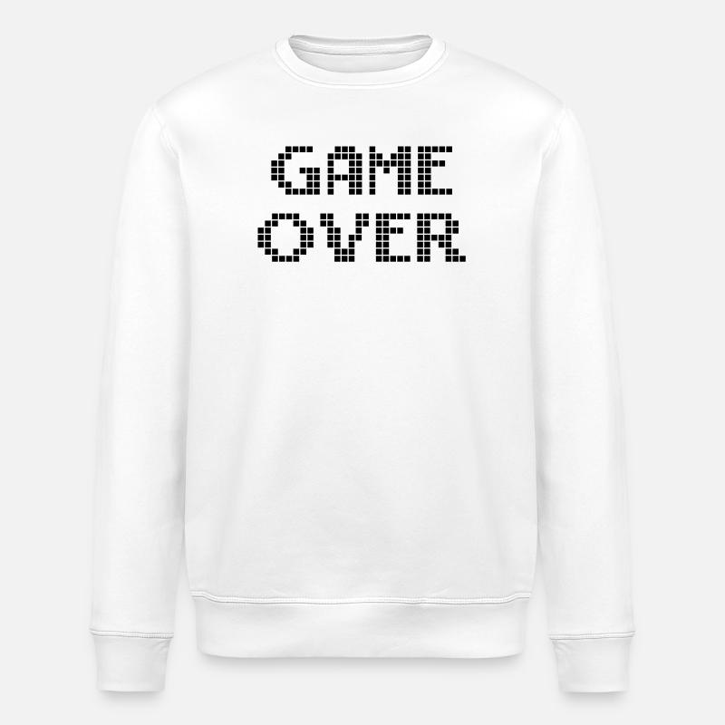 Game Over - Sweat bio ROLLER Stanley/Stella Unisexe - blanc