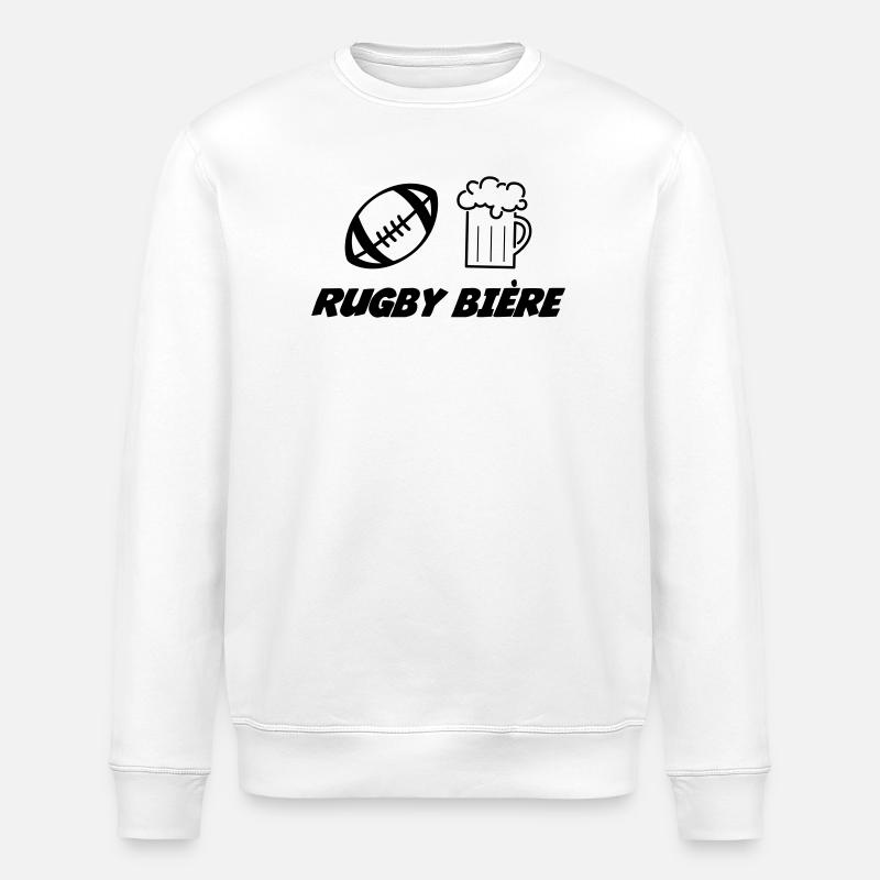 Rugby - Sweat bio ROLLER Stanley/Stella Unisexe - blanc