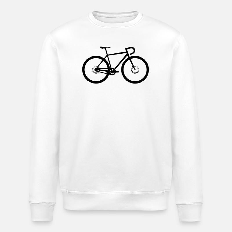 Vélo de vélo de gravier - Sweat bio ROLLER Stanley/Stella Unisexe - blanc