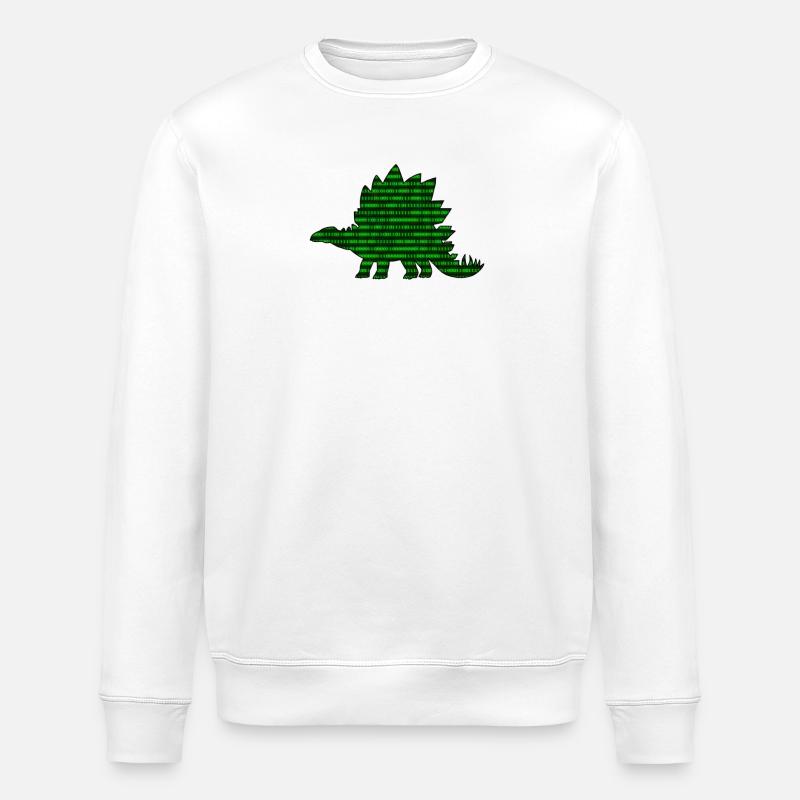 Digital Dinosaur - Stanley/Stella Unisex Bio-Sweatshirt ROLLER - Weiß