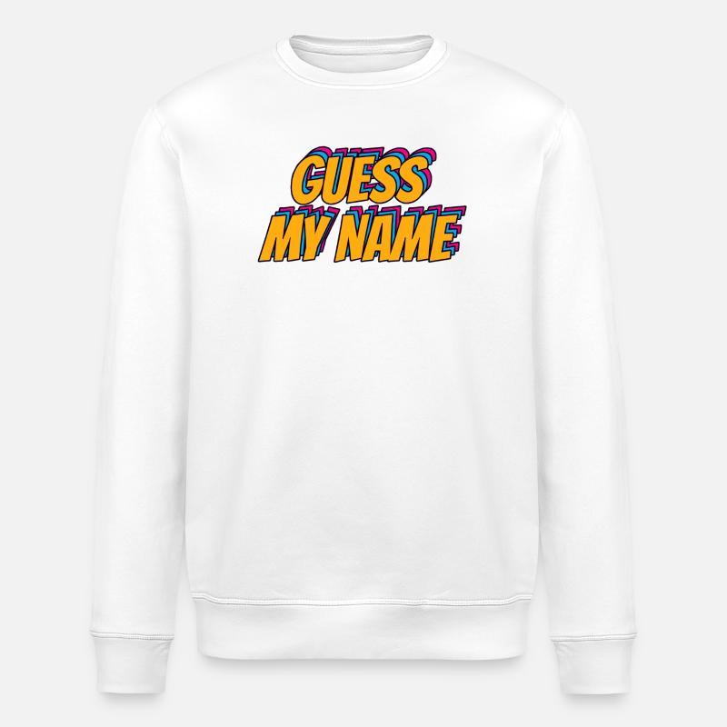 Devinez le nom de Mi - Sweat bio ROLLER Stanley/Stella Unisexe - blanc