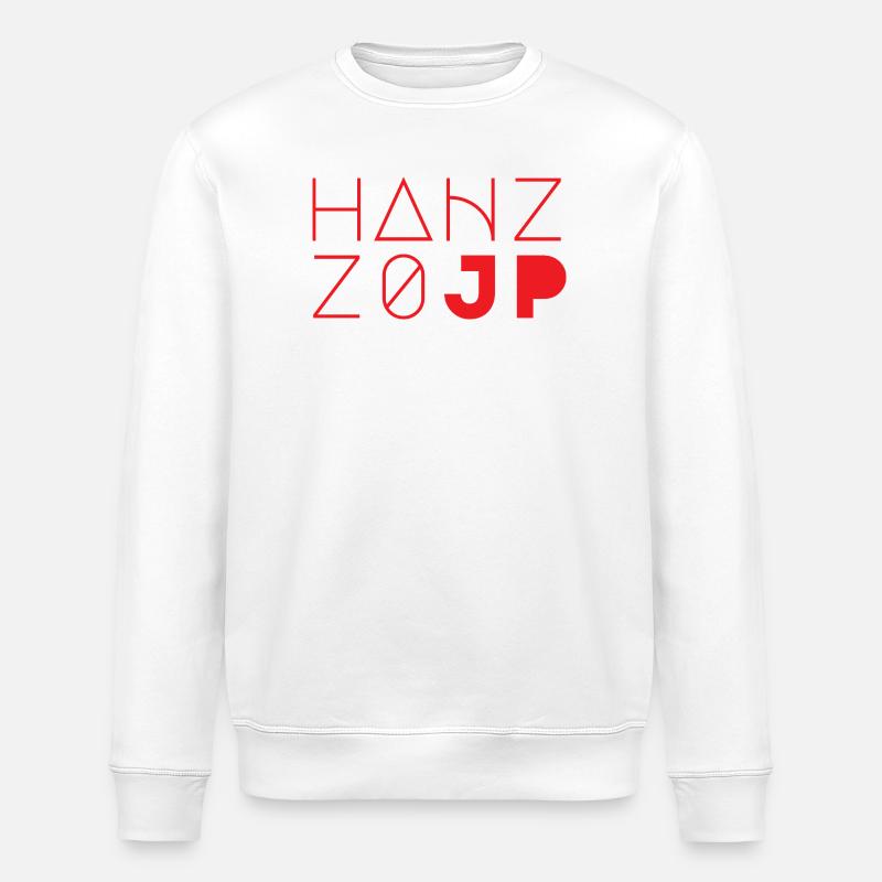 HANZZO - Sweat bio ROLLER Stanley/Stella Unisexe - blanc