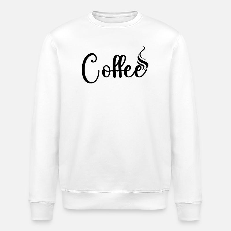 Café - Sweat bio ROLLER Stanley/Stella Unisexe - blanc