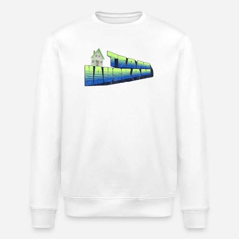 Construction de maisons d’équipe - Sweat bio ROLLER Stanley/Stella Unisexe - blanc