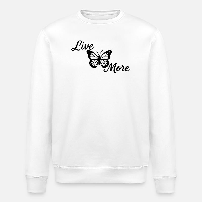 Vivre plus - Sweat bio ROLLER Stanley/Stella Unisexe - blanc