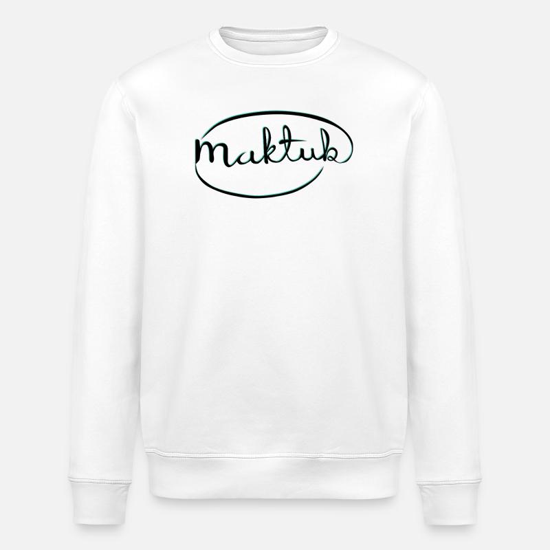 MakeKita Mint Script - Sweat bio ROLLER Stanley/Stella Unisexe - blanc