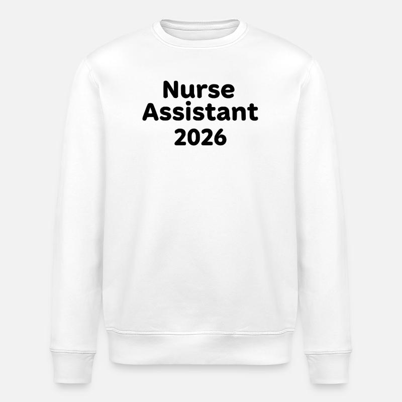 Nurse Assistant 2026 – strong nursing motive - Stanley/Stella ROLLER Unisex Organic Sweatshirt - white
