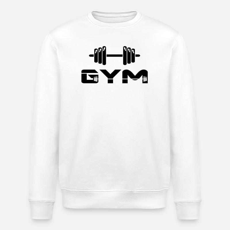 altère gym musculation - Sweat bio ROLLER Stanley/Stella Unisexe - blanc