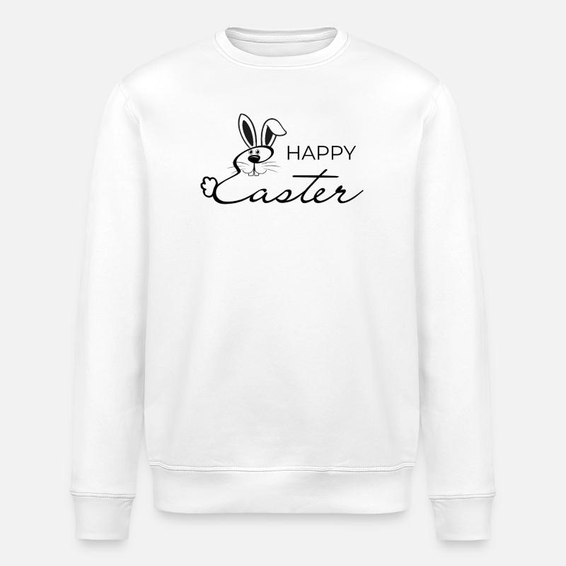 Joyeuses Pâques - Sweat bio ROLLER Stanley/Stella Unisexe - blanc