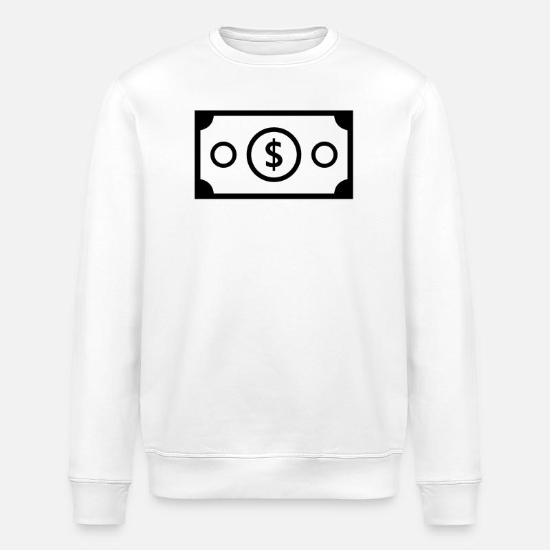 Dollar - Stanley/Stella ROLLER Unisex Organic Sweatshirt - white