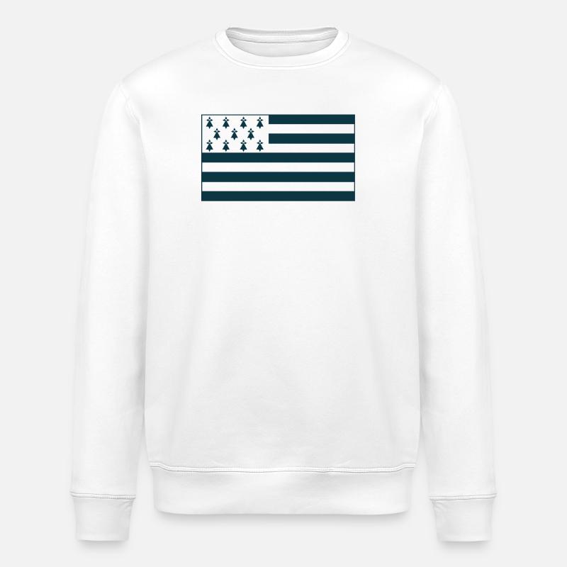 Breton! - Stanley/Stella Unisex Bio-Sweatshirt ROLLER - Weiß