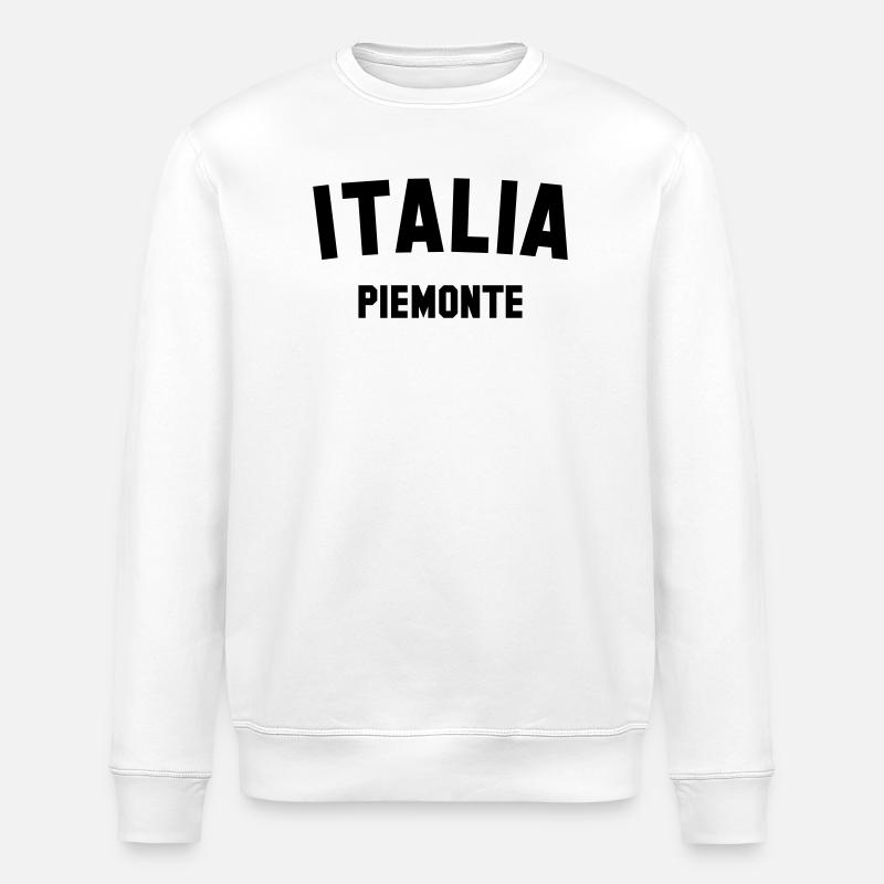 PIEMONTE Italia Piémont Italie Italie - Sweat bio ROLLER Stanley/Stella Unisexe - blanc