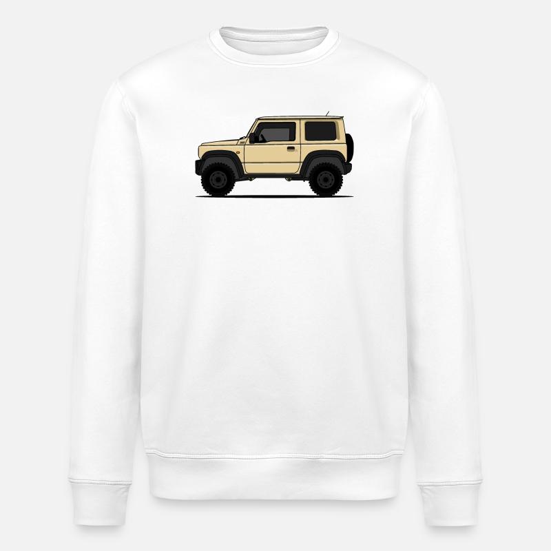 Jimny Beige - Stanley/Stella Unisex Bio-Sweatshirt ROLLER - Weiß
