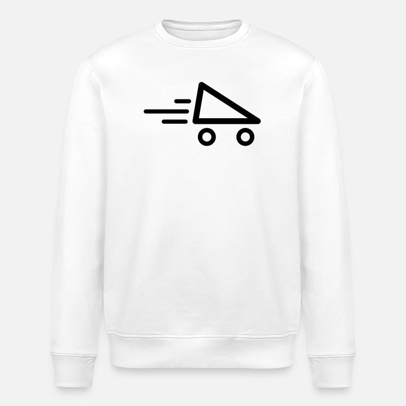 Eisschnelllauf Rollschuh - Stanley/Stella Unisex Bio-Sweatshirt ROLLER - Weiß