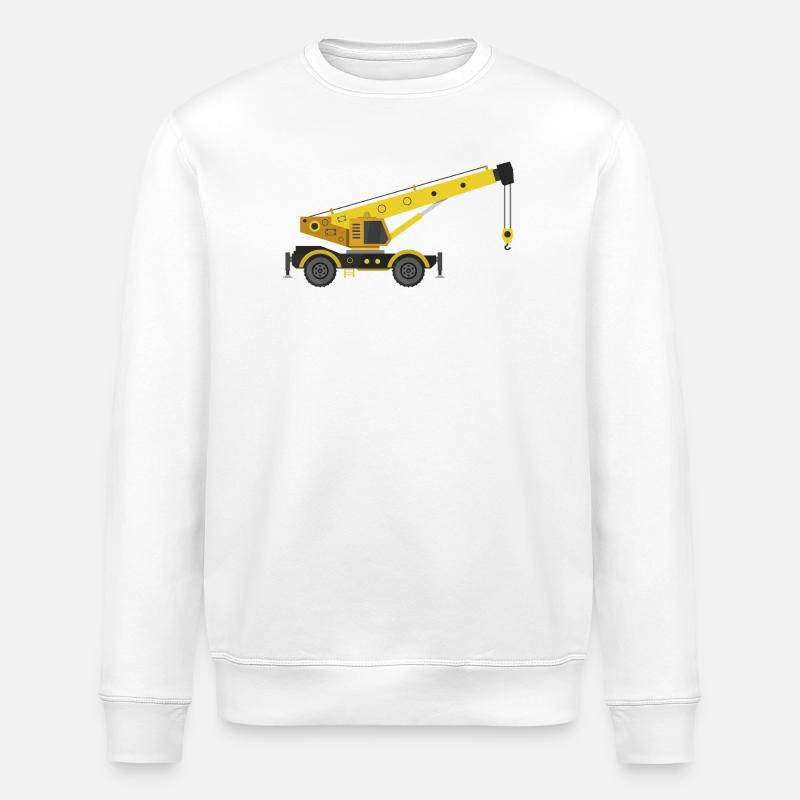 Kranwagen - Stanley/Stella Unisex Bio-Sweatshirt ROLLER - Weiß