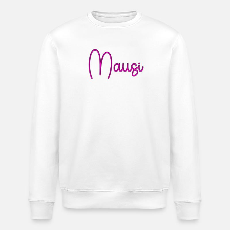 Mausi_2026 - Stanley/Stella Unisex Bio-Sweatshirt ROLLER - Weiß