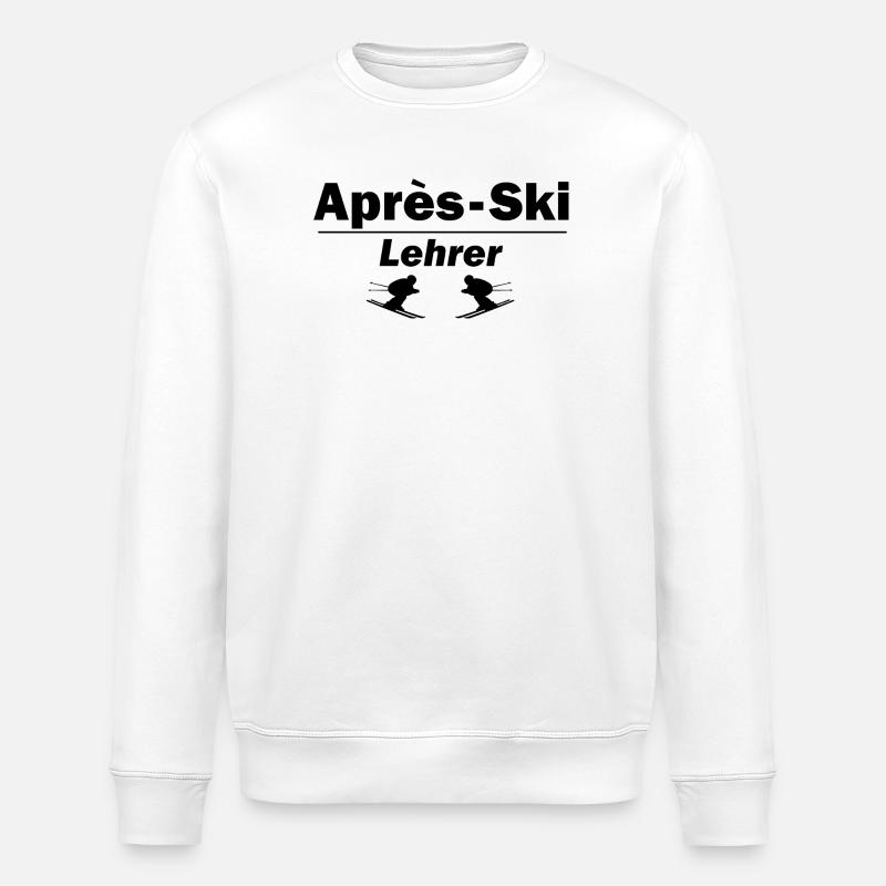 Moniteur d’après-ski - Sweat bio ROLLER Stanley/Stella Unisexe - blanc