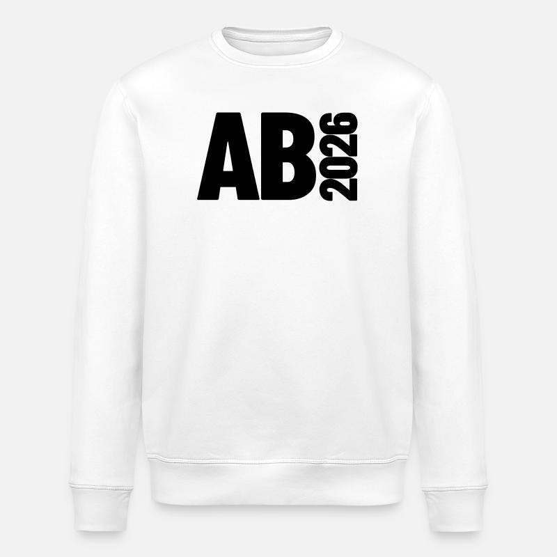 Abi 2026 - Abitur - Don | Conception minimale - Sweat bio ROLLER Stanley/Stella Unisexe - blanc