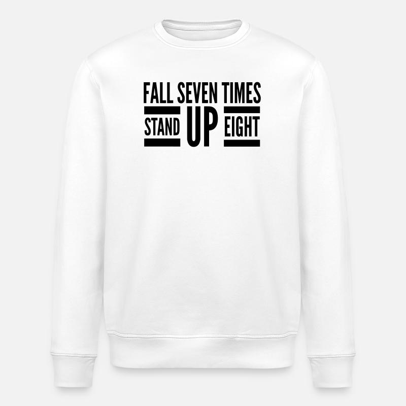 Citation de Fall Seven Stand Eight - Sweat bio ROLLER Stanley/Stella Unisexe - blanc
