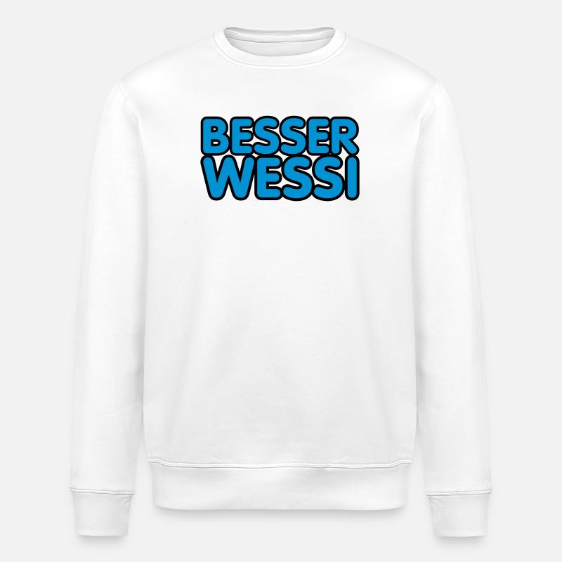 Besser Wessi - Stanley/Stella Unisex Bio-Sweatshirt ROLLER - Weiß