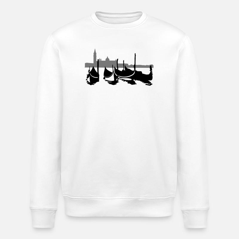 Venedig - Stanley/Stella Unisex Bio-Sweatshirt ROLLER - Weiß