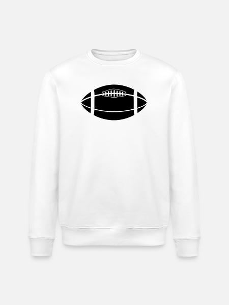 foot américain - Sweat bio ROLLER Stanley/Stella Unisexe - blanc