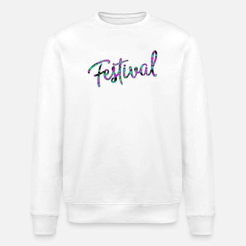 Fête - Sweat bio ROLLER Stanley/Stella Unisexe - blanc