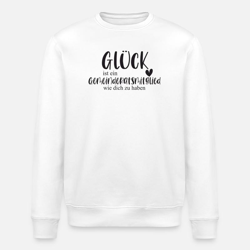 Gemeinderatsmitglied Ehrenamt Gemeinde Geschenk - Stanley/Stella Unisex Bio-Sweatshirt ROLLER - Weiß