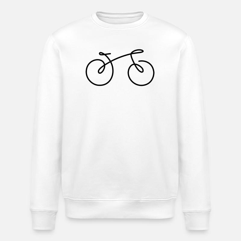 Bicycle Line - Sweat bio ROLLER Stanley/Stella Unisexe - blanc