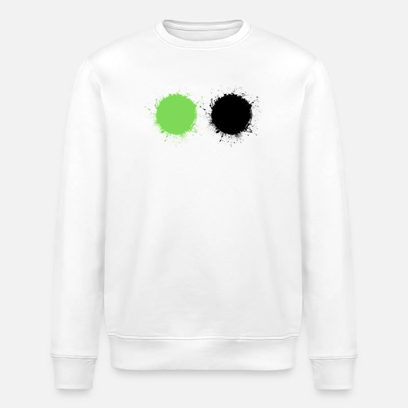 blanc vert - Sweat bio ROLLER Stanley/Stella Unisexe - blanc