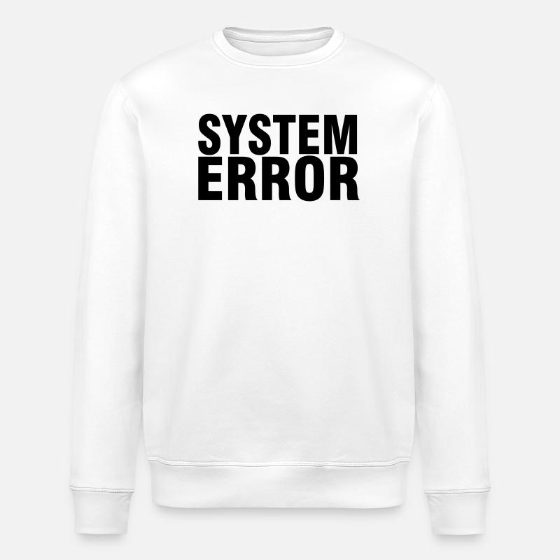 Systemfehler - Stanley/Stella Unisex Bio-Sweatshirt ROLLER - Weiß