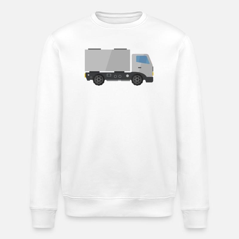 Lieferauto - Stanley/Stella Unisex Bio-Sweatshirt ROLLER - Weiß