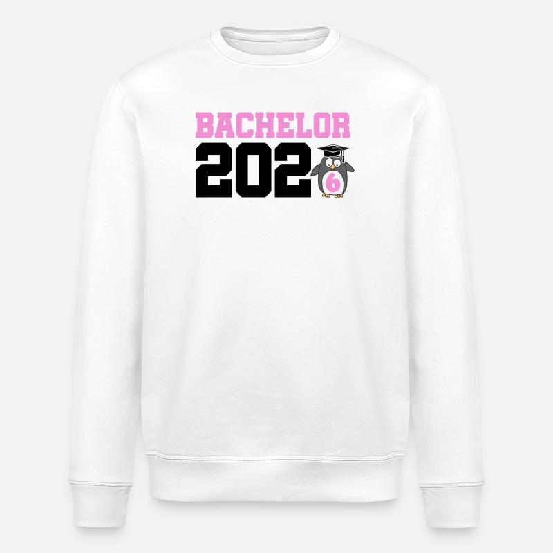 Bachelor 2026 Abschluss Promotion Sponsion - Stanley/Stella Unisex Bio-Sweatshirt ROLLER - Weiß